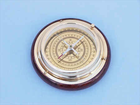 Picture of Handcrafted Model Ships CO-0542 Brass Directional Desktop Compass 6 in. Compasses Decorative Accent