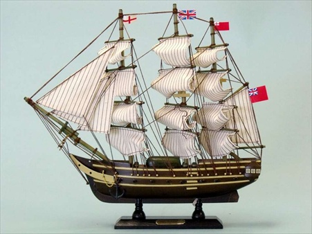 Master And Commander HMS Surprise 14 in. Decorative Tall Model Ship