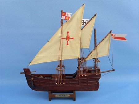 Picture of Handcrafted Model Ships Nina12 Nina 12 in. Decorative Famous Ship