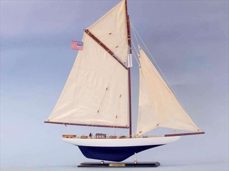 Picture of Handcrafted Model Ships D0504 Defender Limited 25 in. Decorative Sail Boat