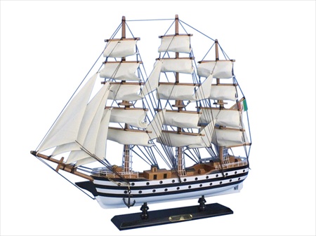 Picture of Handcrafted Model Ships Amerigo 20 Amerigo Vespucci 20 in. Decorative Tall Model Ship