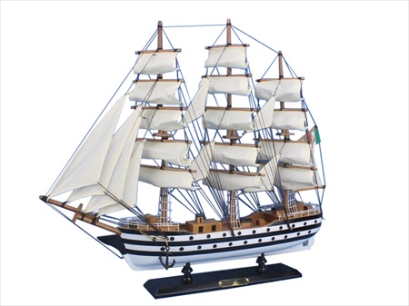 Amerigo Vespucci 20 in. Decorative Tall Model Ship