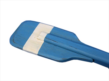 Wooden Barton Squared Rowing Oar With Hooks 24 in. Decorative Accent