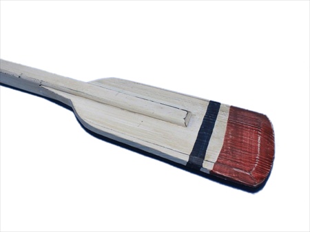 Picture of Handcrafted Model Ships Oar 36-316 Wooden Bristol Squared Rowing Oar With Hooks 36 in. Decorative Accent