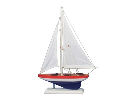Picture of Handcrafted Model Ships PS-USA-17 USA Sailor 17 in. Model Ship Decorative Accent