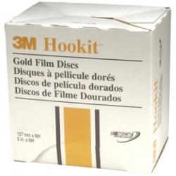 0965 Hookit Gold Film 5 in. P120G- 100 Box
