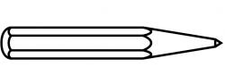 Center Punch - Steel - 0.75 x 9 inches - Precision Tool