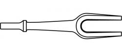 Ajax Tools Works Aja903-0.75 Fork Chisel .75