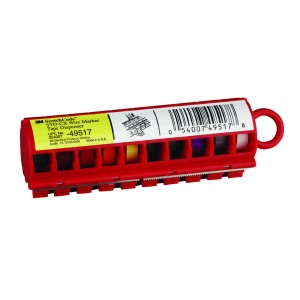 Picture of 3M 3M49517 Wire Marker Tape Dispenser Color Set