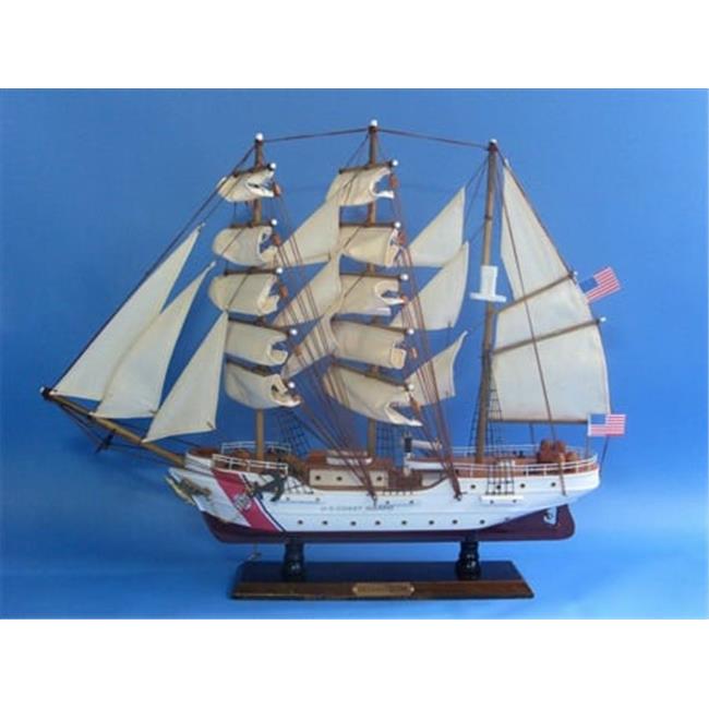 Handcrafted Model Ships USCG 21 USCG Eagle 21 in. Coast Guard Decorative Accent