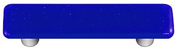 Glass Cabinet Pull - Deep Cobalt Blue