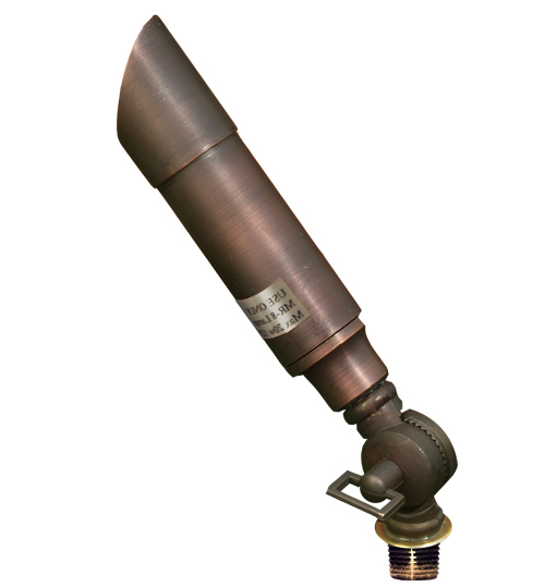 LV28-ABZ Solid Brass Directional Spotlight with Hood- Antique Bronze