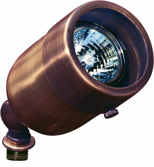 Solid Brass Directional Spotlight- Antique Bronze
