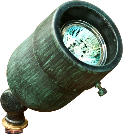 Solid Brass Directional Spotlight- Acid Green