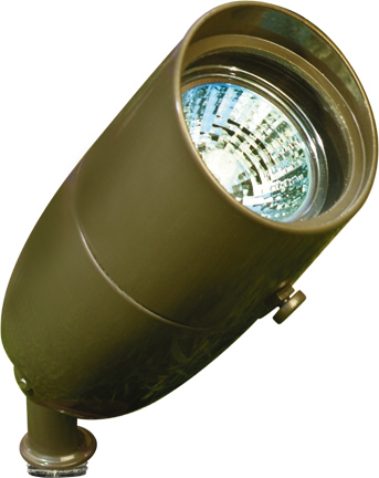 Cast Aluminum Directional Spot Light, Bronze