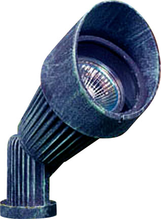 Cast Aluminum Directional Spot Light with Hood- Verde Green