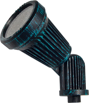 Cast Aluminum Directional Spot Light, Verde Green