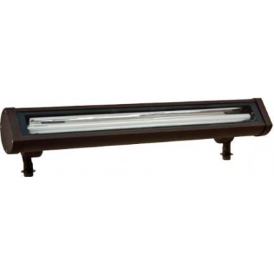 Cast Aluminum Fluorescent Sign Light, Bronze