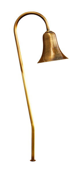 Brass Path, Walkway and Area Light, Antique Brass