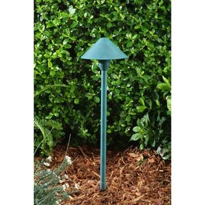 Brass Path- Walkway and Area Light- Acid Green