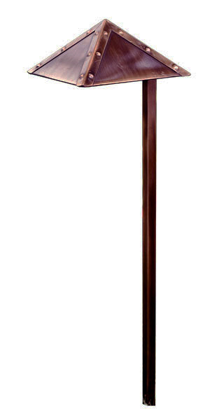 Brass Path, Walkway and Area Light, Antique Bronze