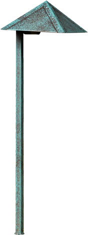 Brass Path- Walkway and Area Light- Acid Green
