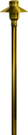 Brass Path- Walkway and Area Light- Antique Brass