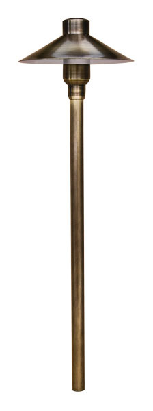 Brass Path, Walkway and Area Light, Antique Brass