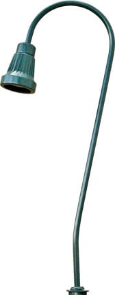 Cast Aluminum Path-Walkway and Area Light - Green