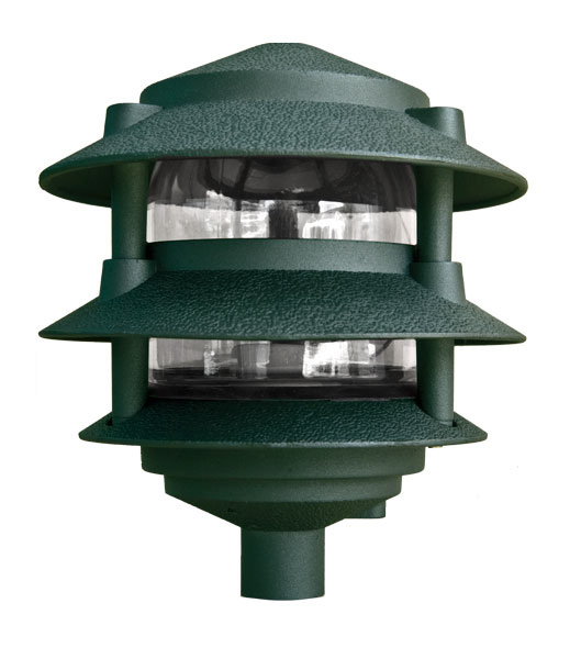 Picture of Dabmar Lighting D5000-G Cast Aluminum Three Tier Pagoda Light&#44; Green