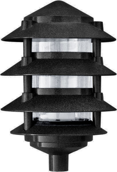Picture of Dabmar Lighting D5100-B Cast Aluminum Four Tier Pagoda Light&#44; Black