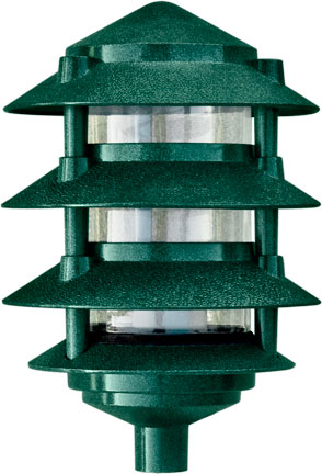 Picture of Dabmar Lighting D5100-G Cast Aluminum Four Tier Pagoda Light&#44; Green