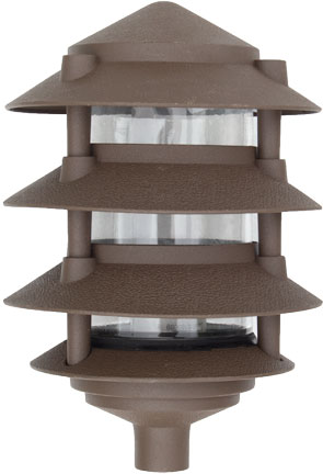 Picture of Dabmar Lighting D5200-BZ Cast Aluminum Four Tier Pagoda Light&#44; Bronze