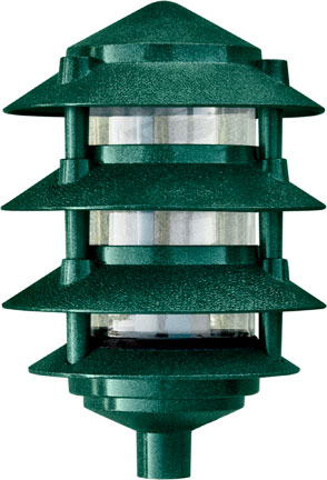 Picture of Dabmar Lighting D5200-G Cast Aluminum Four Tier Pagoda Light&#44; Green