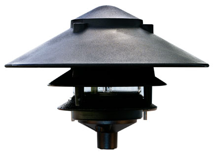 Picture of Dabmar Lighting D5300-B Cast Aluminum Three Tier Pagoda Light&#44; Black