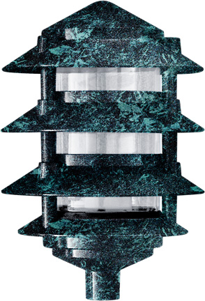 Picture of Dabmar Lighting D5200-VG Cast Aluminum Four Tier Pagoda Light&#44; Verde Green