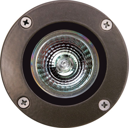 Fiberglass In-Ground Well Light, Bronze