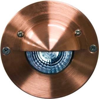 Picture of Dabmar Lighting LV625-CP Solid Copper In-Ground Well Light with Eyelid- Copper