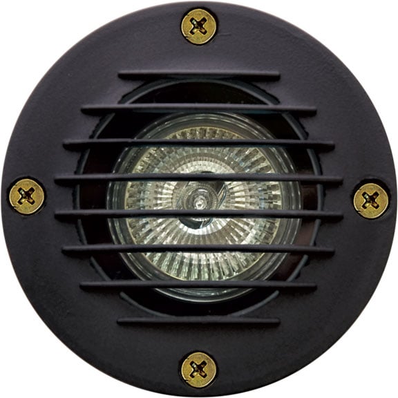 Picture of Dabmar Lighting LV295-B Cast Aluminum In-Ground Well Light with Grill- Black