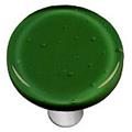 Hot Knobs HK1022-KRA Dark Forest Green Round Glass Cabinet Knob - Aluminum Post Hot Knobs HK1022-KRA Dark Forest Green Round Glass Cabinet Knob - Aluminum Post