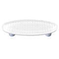 Hot Knobs HK1211-POB Bubbles White Oval Glass Cabinet Pull - Black Post Hot Knobs HK1211-POB Bubbles White Oval Glass Cabinet Pull - Black Post
