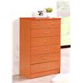 Hodedah Hi70Dr Cherry 7 Drawer Jumbo Chest Hodedah Hi70Dr Cherry 7 Drawer Jumbo Chest