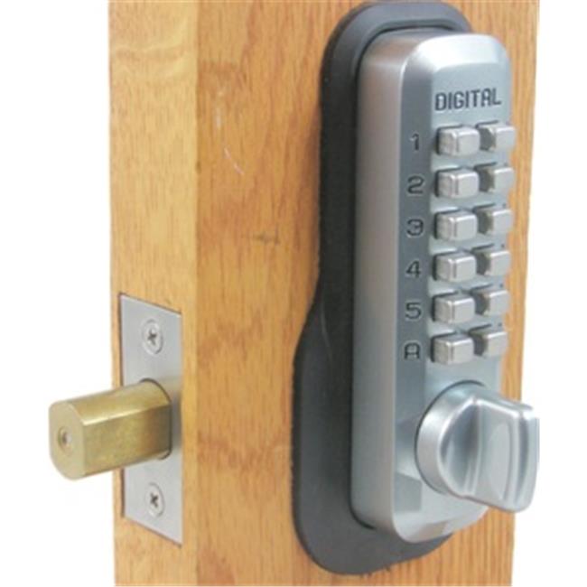 Lockey M-210-MG-EZ Mechanical Keyless Deadbolt Ez Mount Plate Lock - Marine G...