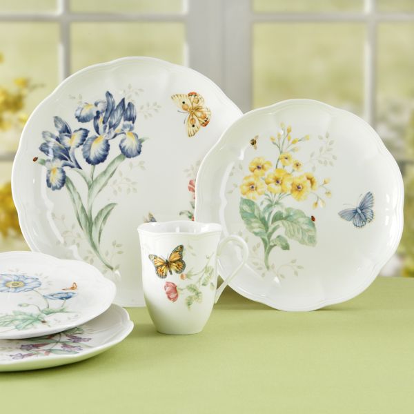 Picture of Lenox 6342794 Butterfly Meadow Dinnerware 18 Piece Set