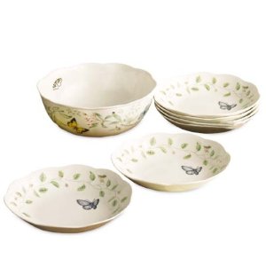 Picture of Lenox 6437719 Butterfly Meadow 7 Piece Pasta and Salad Set
