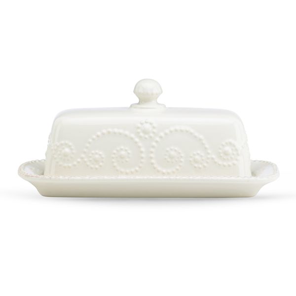 Picture of Lenox 847558 FRENCH PERLE WH DW COVERED BUTTER - Pack of 1