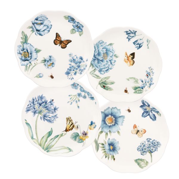 Picture of Lenox 833416 BUTTERFLY MDW BLUE DW DESSERT PL S/4 - Pack of 1