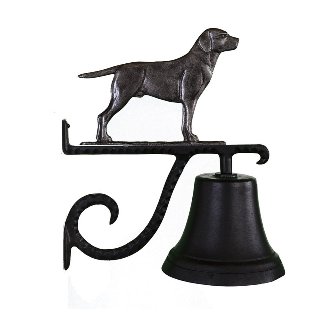 Cast Bell With Swedish Iron Lab Ornament