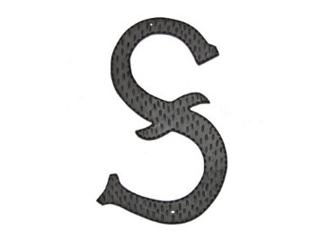HAM-16-S 16 In. Decorative Home Accent Monogram S