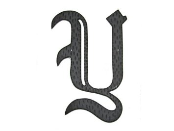 HAM-16-Y 16 In. Decorative Home Accent Monogram Y